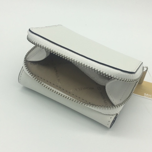 MICHAEL KORS SM MF ZA WALLET OPTIC WHITE - Picture 2 of 8